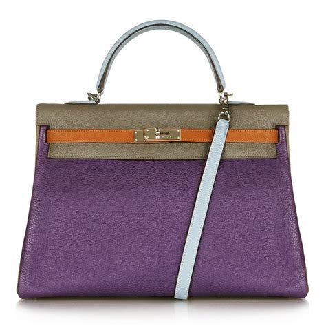 Luxurious Hermès Harlequin Birkin and Kelly Handbags 